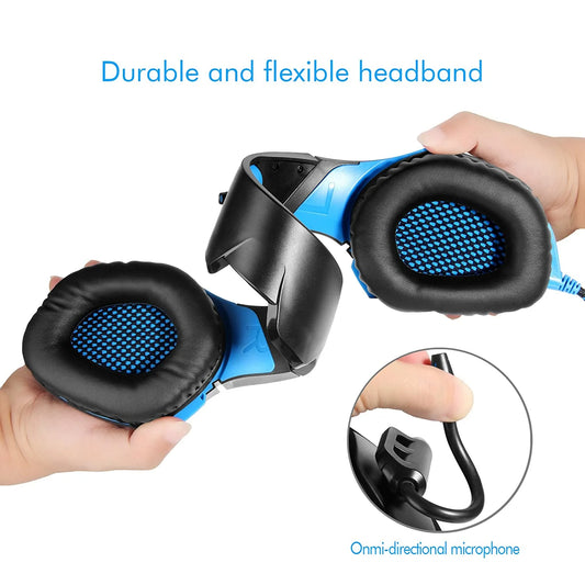 Audífonos Gamer Onikuma K1B (3,5 mm + mic headset)