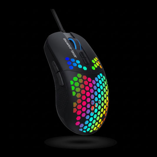 Mouse Gamer JEDEL GM1110 (6400 DPI · 7 botones · USB)