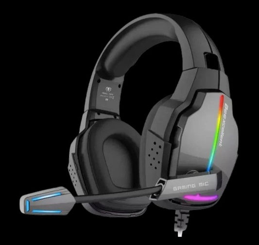 Audífonos Gamer Beexcellent (3,5 mm + USB LED)