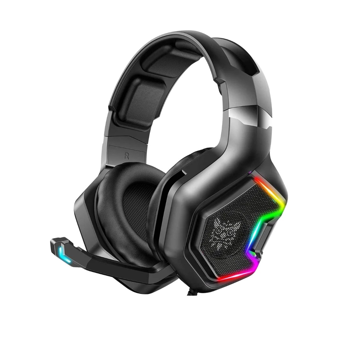 Audífonos Onikuma K10 7.1 RGB (3,5 mm + USB LED)