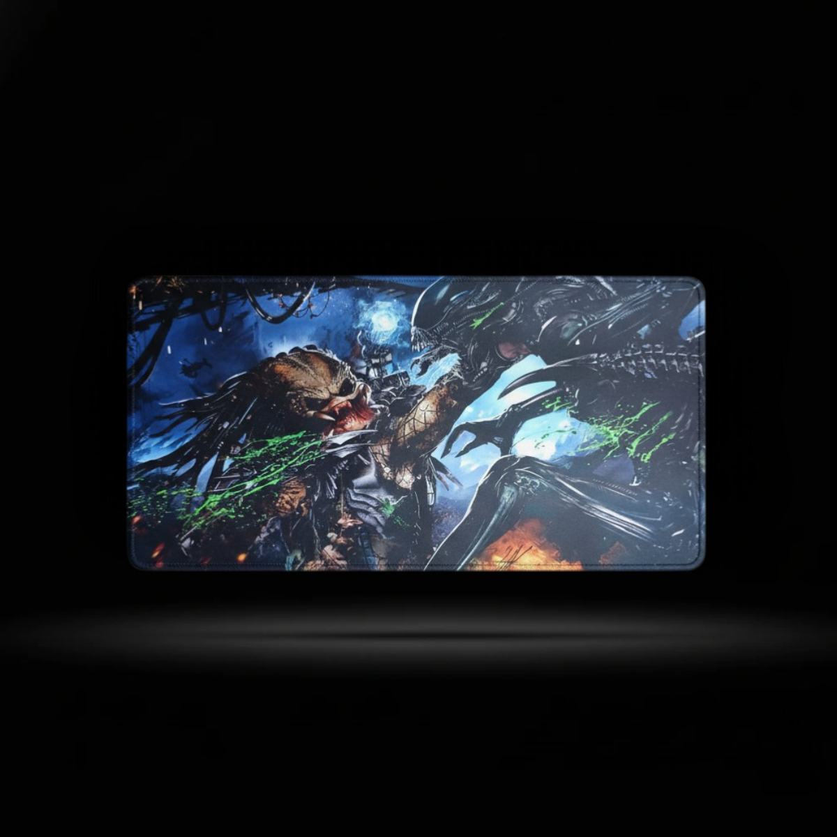 Mouse Pad Gamer Depredador vs Alien XL 90x40 cm