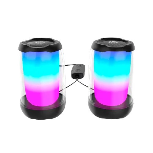 Parlante Gamer RGB HP 2×5 W (Bluetooth 5 + Aux/USB)