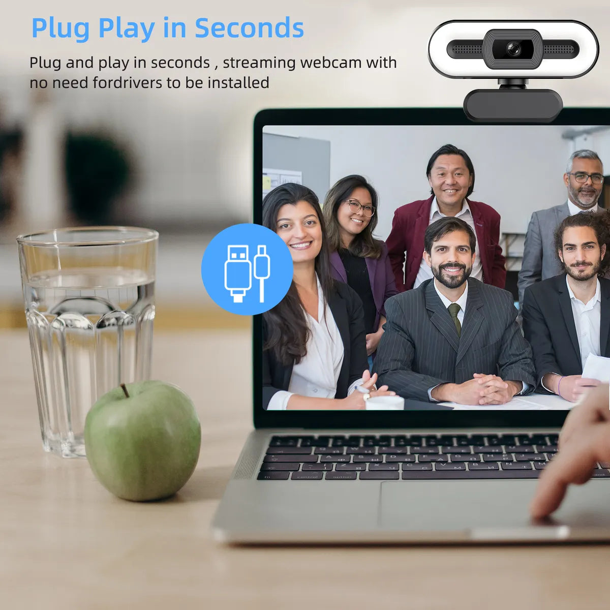 WebCam Kinscoter 2K Full HD