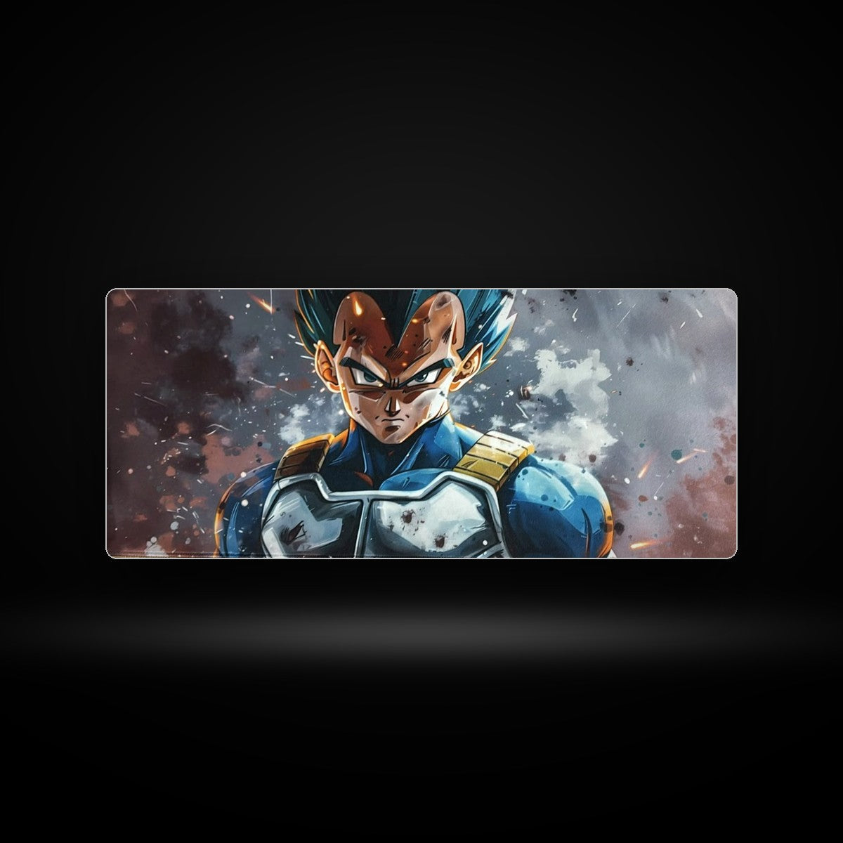 Mousepad gamer 70x30 cm Dragon Ball Super Vegeta Blue, código A07