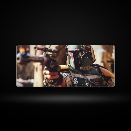 Mousepad gamer 70x30 cm Star Wars Boba Fett, código P03