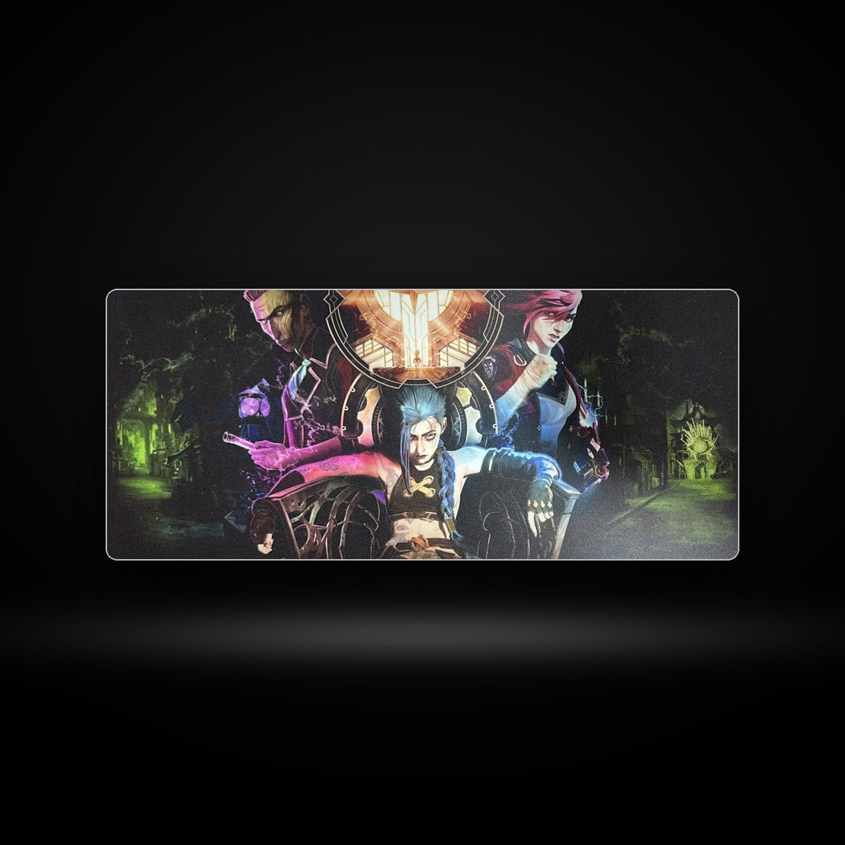 Mousepad gamer 70x30 cm Arcane Jinx y Vi, código P08
